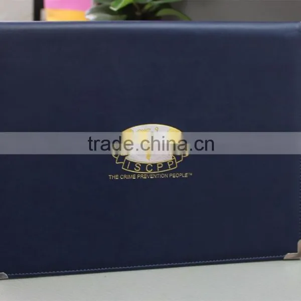 Best Selling Pu/genuine Leather Customer Design Certificate Holder photo-3