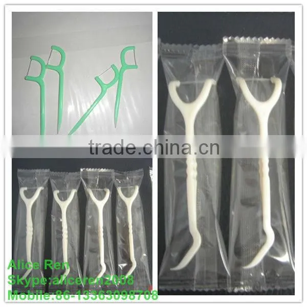 High Quality Dental Floss Pick in Dividal Wrapped Bag photo-2