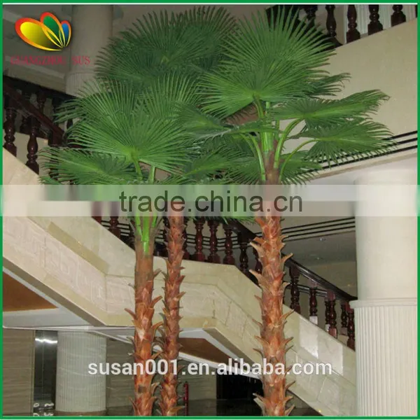 Popular Artificial Fan Palm Tree Outdoor Fiberglass Artificial Palm Tree photo-5