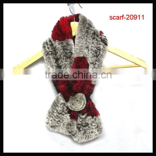 Fashion Rabbit Fur Scarf,fur Scarf