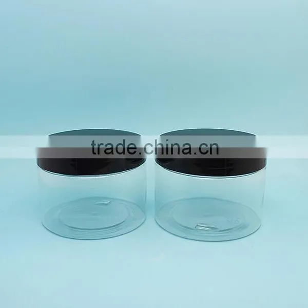 Manufacturer Sale High Quality 300ml PET Transparent Jar, Clear Plastic Jar photo-3
