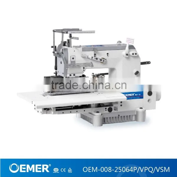 OEM-008-25064P/VPQ/VSM 25 Needle Chain Stitch Flat Bed Elastic Shirring Smocking Industrial Sewing Machine