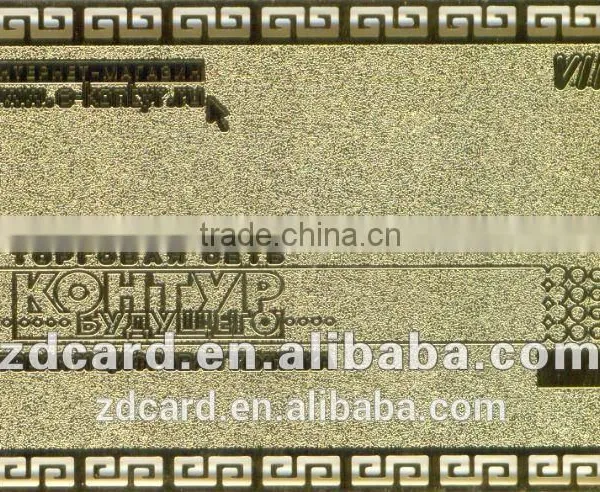 Etched Printed Metal Card photo-3