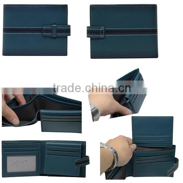 Made in China OEM/ODM Leather Wallet Supplier Luxury Fancy Imperial Genuine Cow Leather Wallet for Men