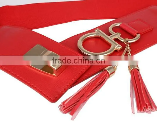 2015 New Red Tassels Elastic Lady Waistband SWF-W15062903 photo-6