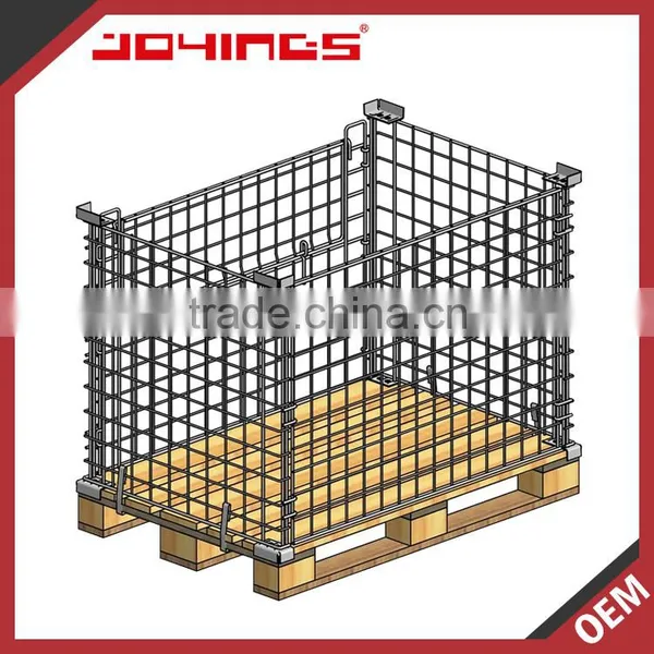 Wire Mesh Stackable Pallet Basket