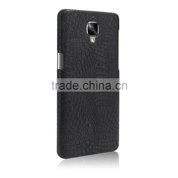 C&T Black PU Leather Back Cover Case Shell for Oneplus 3 photo-2