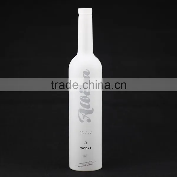 High Quality Frosted Glass Bottle Tequila Glass Bottle Fancy Glass Bottle photo-5