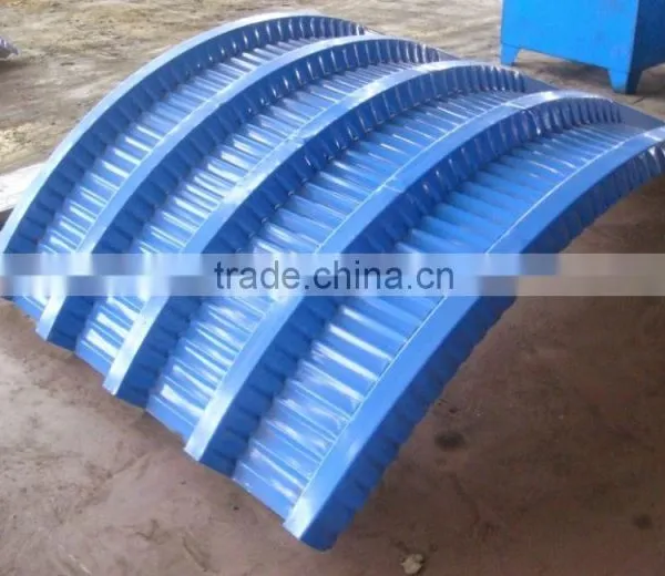 Arch Roof Roll Forming Machine / Roof Panel Curving Machine / Steel Arch Sheet Bneding Crimping Machine photo-2