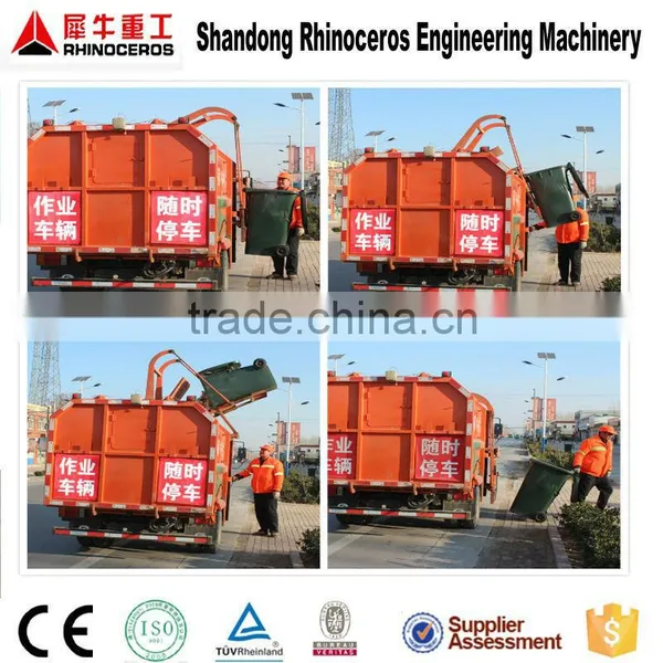 7cbm 4x2 Small Garbage Truck, Cleaning Truck for Sale photo-4