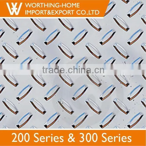 Chequered 201 Stainless Steel Sheet Prices for Stainless Steel Refrigerated Cabinet photo-2