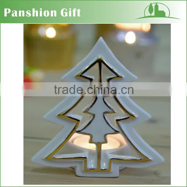 New Ceramic X'mas Decoration Candle Holder
