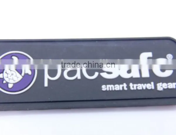Personalized Designed Logo Embossed PVC Sew on Labels photo-4