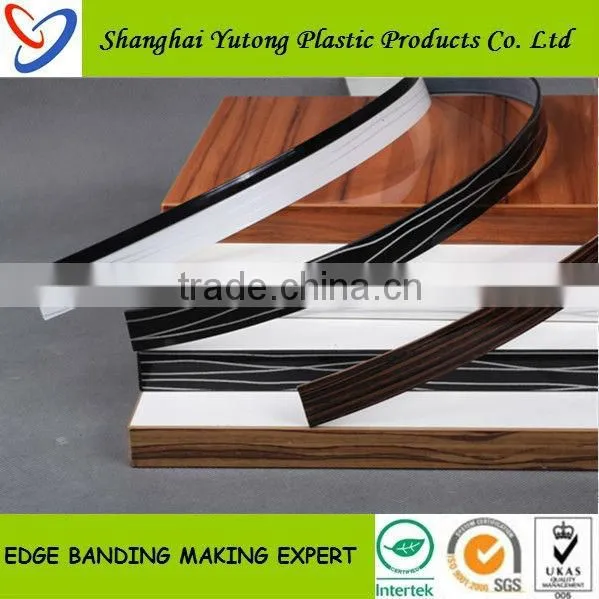 High Glossy Furniture Pvc Plastic Edge Banding Strips for Landscaping Furnitures