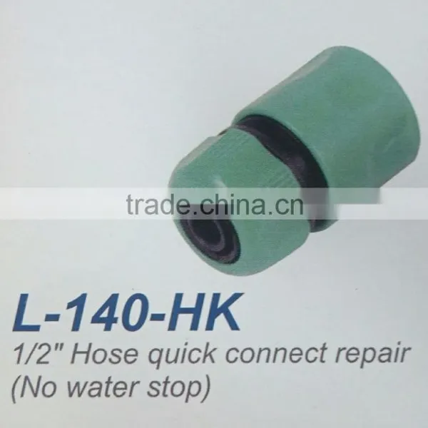 High Quality Taiwan Made Plastic Sprinkler 1/2" Hose Quick Repair Connector