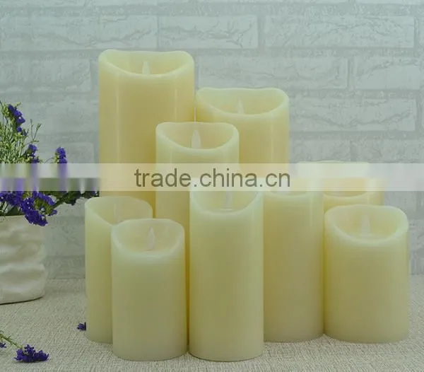 Glossy Surface Led Flameless Candle Light Battery Operated Flameless Wax LED Candle photo-2