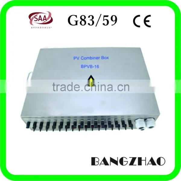 16 in 2 Out DC Lightning Protection Combiner Box for Solar Pump System photo-3