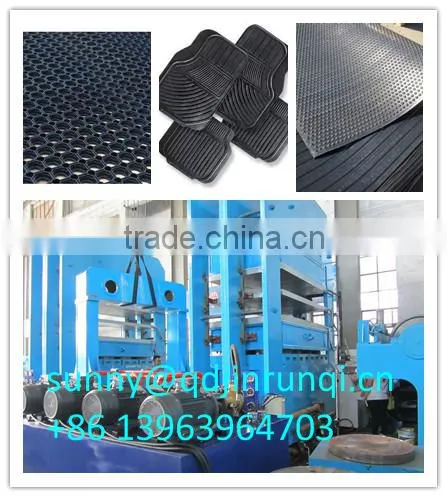 Hydraulic Rubber Tile Press / Rubber Machine Manufacturer / Rubber Floor Mat Vulcanizing Machine photo-6