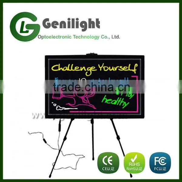 Flashing Illuminated Erasable Fluorescent LED Writing Message Sign Board for Business photo-3