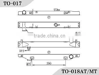 Chinese Manufactuier Supplier for Toyota for Landcruiser Car Share Parts Radiator Plastic Tank photo-3