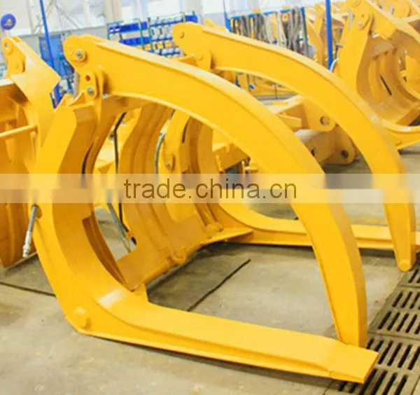 SDLG LG978 Wheel Loader Optional Equipment Big Quick-Change Log Grapple From OEM Factory photo-2
