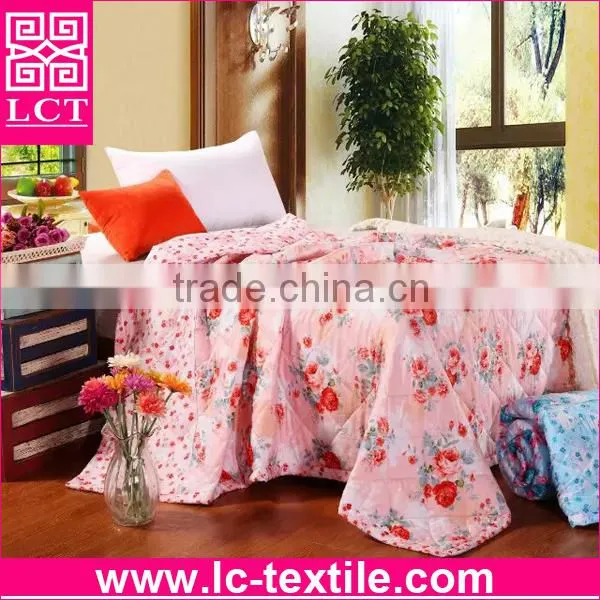 Custom Design Reactive Dye 100% AZO Free Microfiber Polyester Hotel Quilt for Promotion(LCTQ-0009) photo-2
