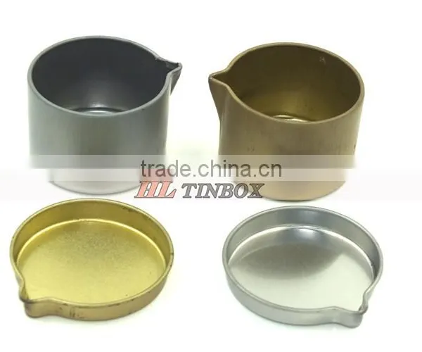 Small Size Round Metal Candle Tin Can Wax Tin Can With Speacial Lid photo-5