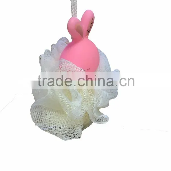 Rabbit Bath Sponge,Animal Bath Toys,Rabbit Head Sponge Lily photo-2