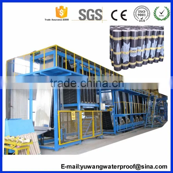 SBS Self-adhesive Basement Waterproof Breathable Membrane Making Machine For Sale photo-5