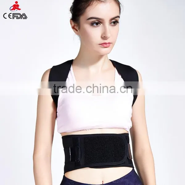 Best Selling New Products Double Pull Neoprene Adjustable Lumbar Back Brace Support With Steel photo-2