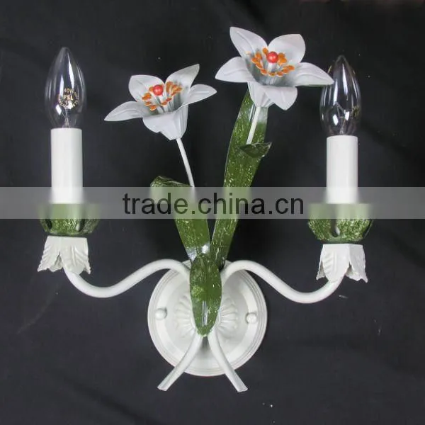 Flower Derorative Wall Sconce for Livingroom