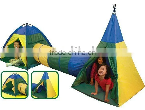 play tent with tunnel