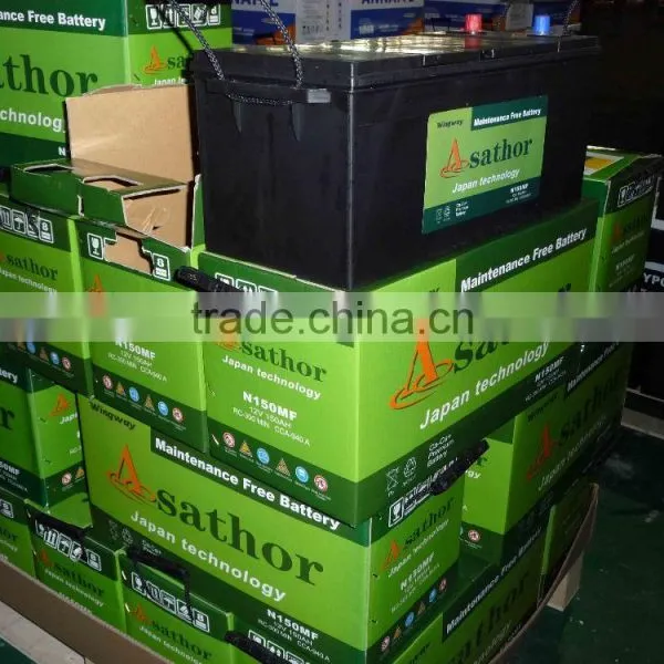 12V60AH 55D26R(N60MF) Calcium Sealed Maintenance Free MF Automobile Car Battery for Starting. photo-3