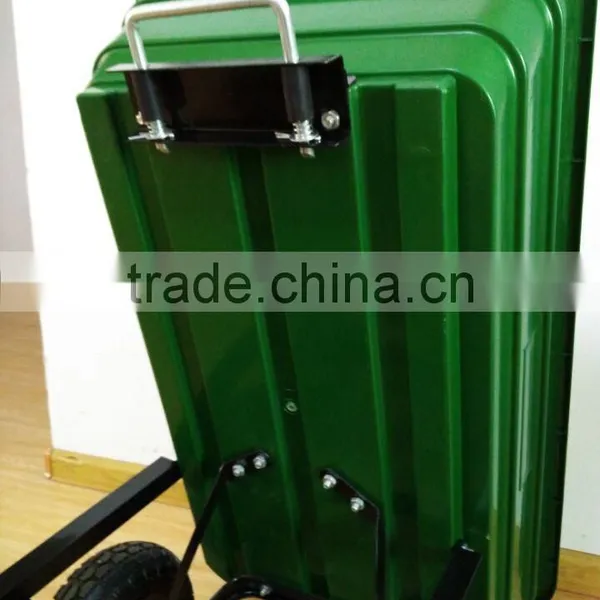 Garden Poly Dump Cart Wagon Wheelbarrow Yard Barrow photo-5