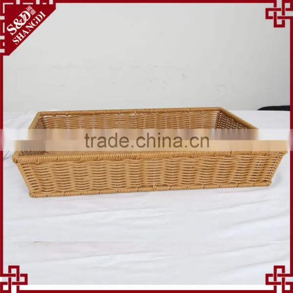 Wholesale Washable Supermarket Plastic Storage Basket for Fruit and Vegetable photo-2