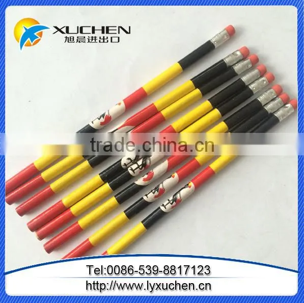 12 Pcs per Paper Belt Packing Red Painting Standard Pencil hb Wooden Pencil photo-5
