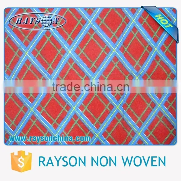 Extra Width Available UV Sun Resistant Blue Fabric Design photo-2