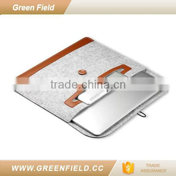Green Field 13.5 Laptop Sleeve Case Eco-friendly Felt 2017 photo-4