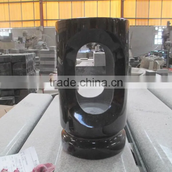 Shan'xi Black Granite Stone Lattern for Gravestone photo-4