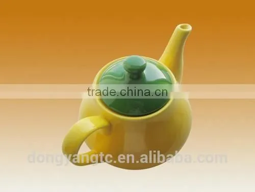 Porcelain Color Decal Teapots photo-6