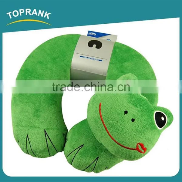 Toprank Cute Plush Monkey Pig Cat Design Memory Foam Travel Pillow Adult Animal U Shaped Travel Neck Pillow photo-3
