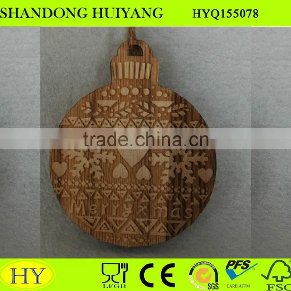 Cheap Unfinished Wooden Christmas Ornaments to Paint photo-3