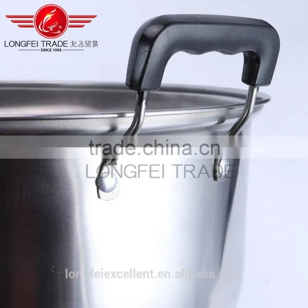 Insulation Handle Cheap Good Quality Houseware Useful Stainless Steel Cooking Pot Set/camping Pot Set photo-2