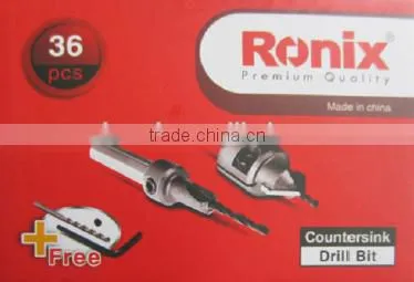 RONIX TCT COUNTER SINK DRILL BIT RH-5301/RH-5304 Sizes: 3 - 3.5 mm photo-2