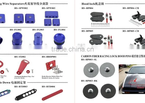 Carbon Fiber Racing Lock Hood Pins photo-3