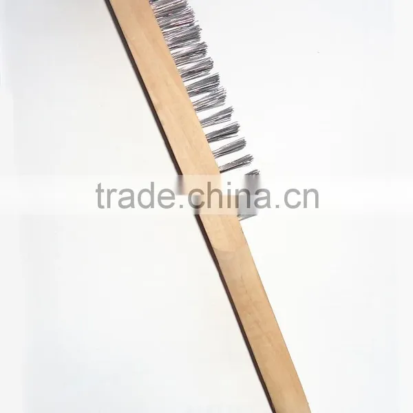 Polishing Steel Wire Brush With Wooden Handle photo-2