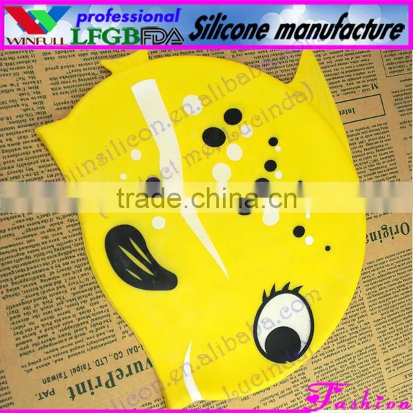 Silicone Swimwear/swimming Caps/silicone Swim Hats(FDA, LFGB) photo-4