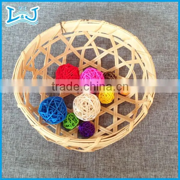 Bamboo Handicraft Bastket With Handle