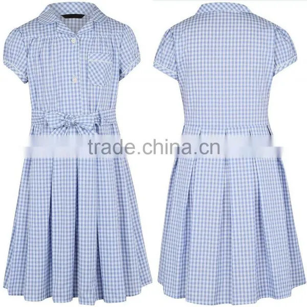 Short Sleeve Summer Child Middle School Hig School Fashion School Dress photo-2