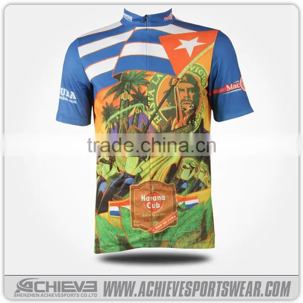 Printed cartoon cycling jerseys/mtb cycling short